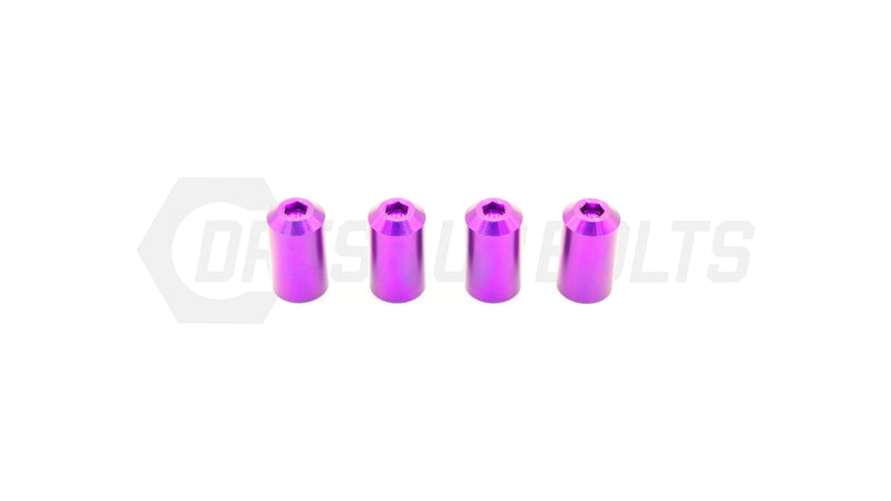 Dress Up Bolts Bullet Titanium Valve Stem Caps - Set of 4