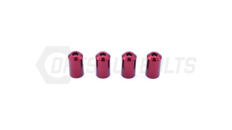 Dress Up Bolts Bullet Titanium Valve Stem Caps - Set of 4