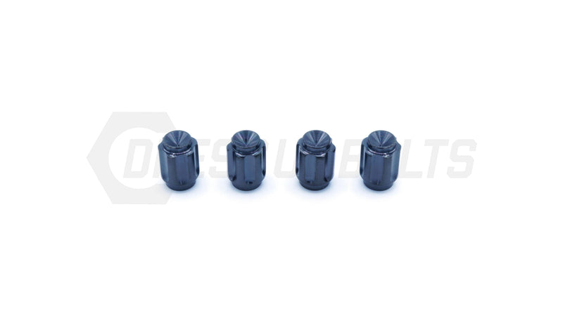 Dress Up Bolts Gear Titanium Valve Stem Caps - Set of 4