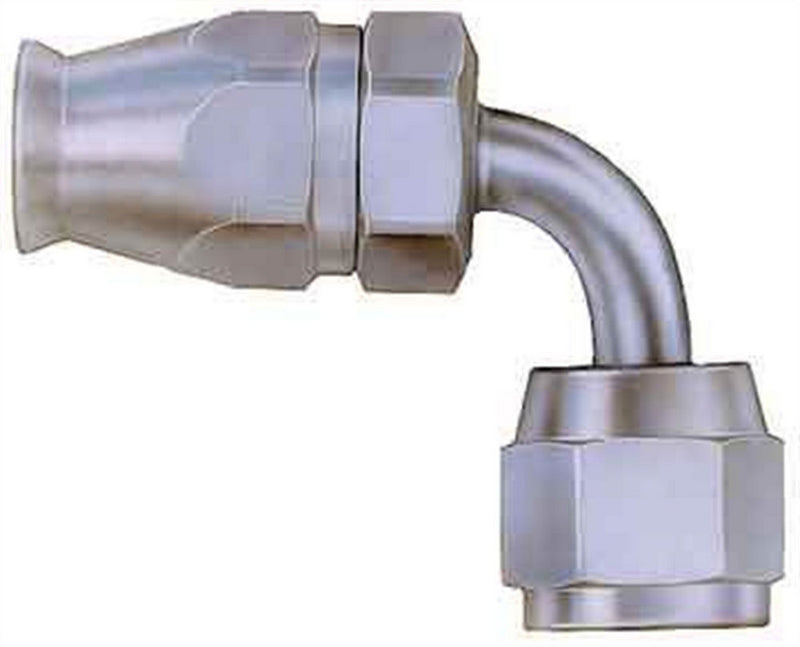 Aeroquip #4 90 Deg Stl Swivel (Teflon) - Bulk