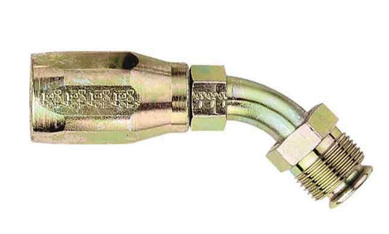 Aeroquip #6 45d Elbow P/S Fit.