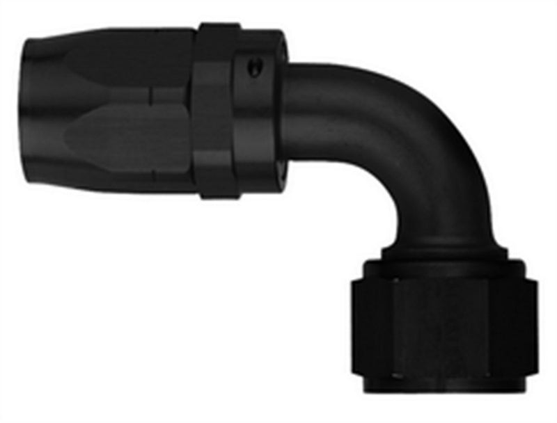 Aeroquip #16 90 Deg Hose End Black