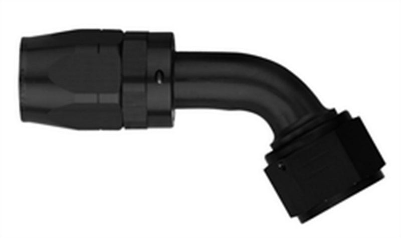 Aeroquip #6 60 Deg Hose End Black