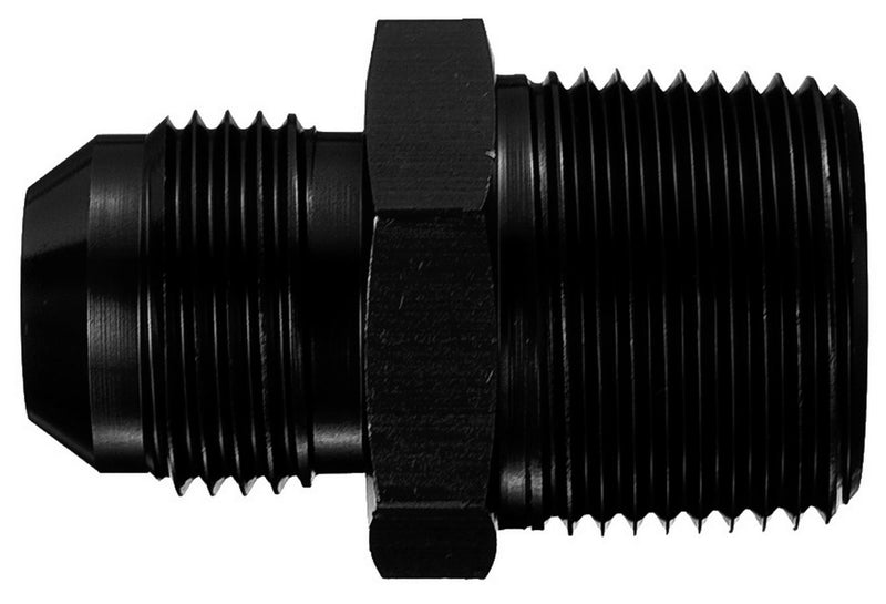 Aeroquip #6 to 1/2in Pipe Alum Adapter Black