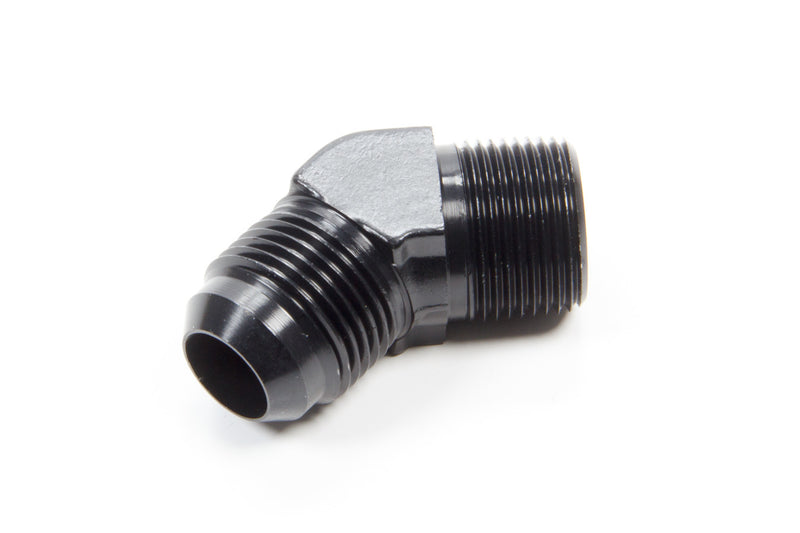 Aeroquip 45 Deg Alum #12 Flare 3/4in Black