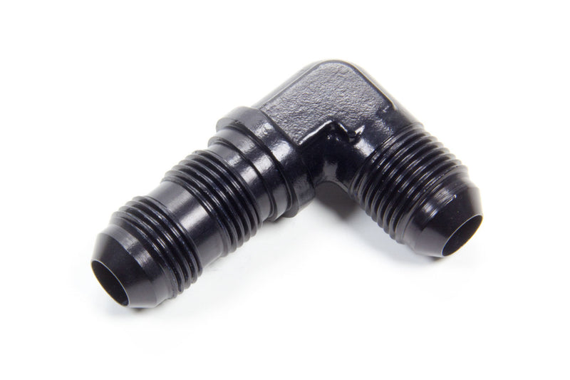 Aeroquip #8 Flare 90 Deg Bulkhead Union Black