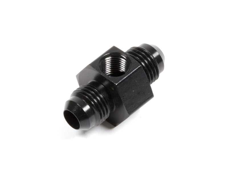 Aeroquip #6 Fuel Pressure Adapter Black