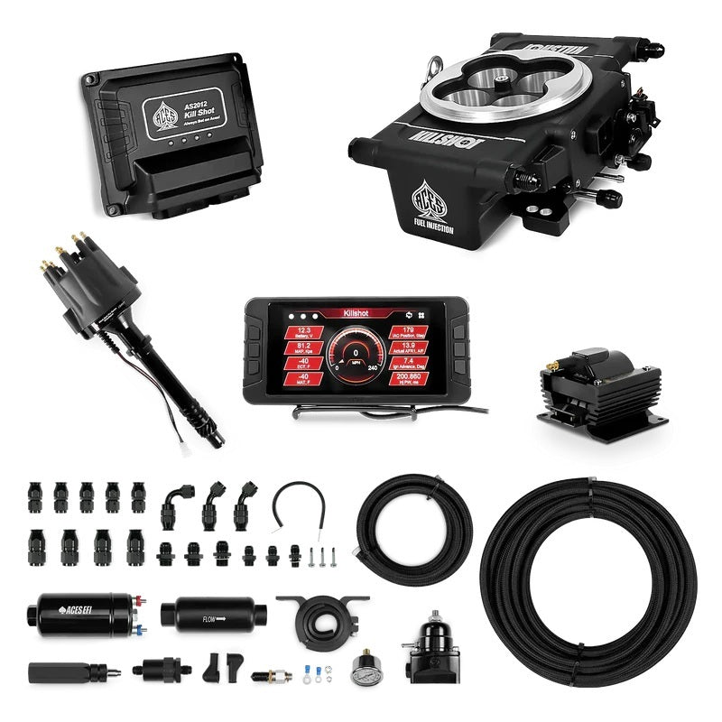 Aces Fuel Injection Killshot EFI  Master Kit Black 255 In-line Pump