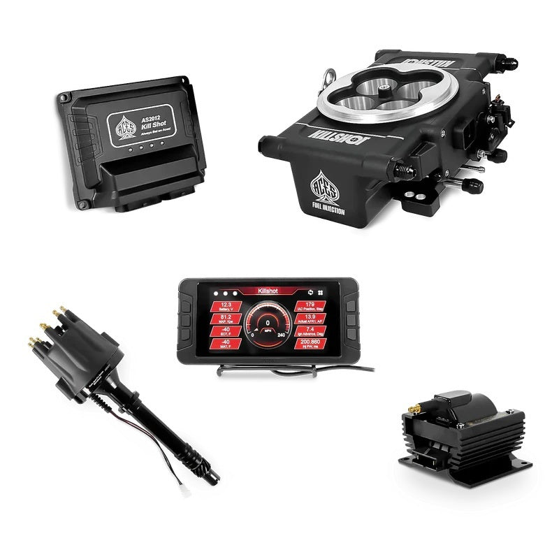 Aces Fuel Injection Killshot EFI Top End Kit Black SBC/BBC