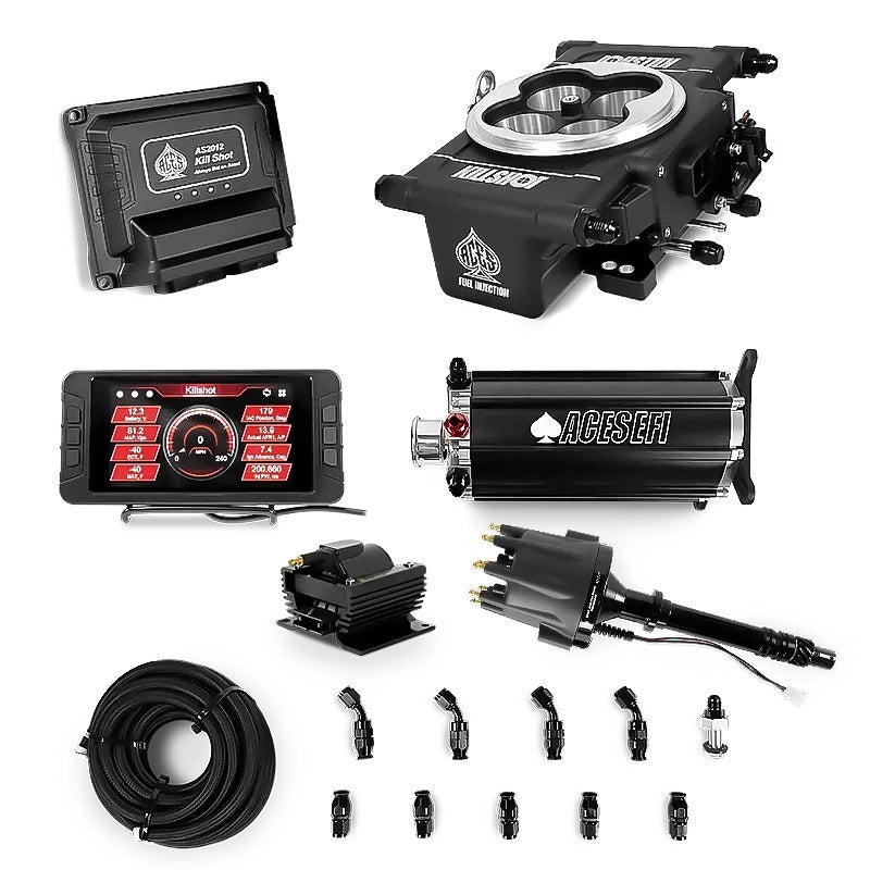 Aces Fuel Injection Killshot EFI Master Kit Black Command Center