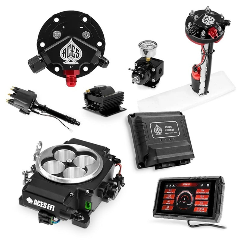 Aces Fuel Injection Killshot II 4-bbl EFI System Master Kit