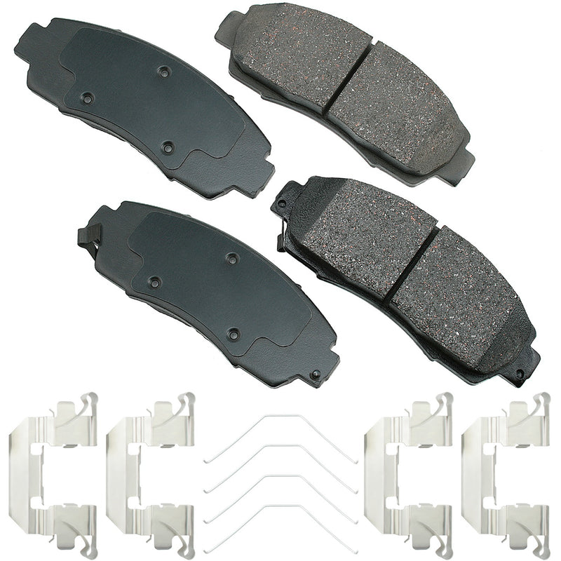 Akebono Brake Corporation ProACT Ultra-Premium Bra ke Pads - Front