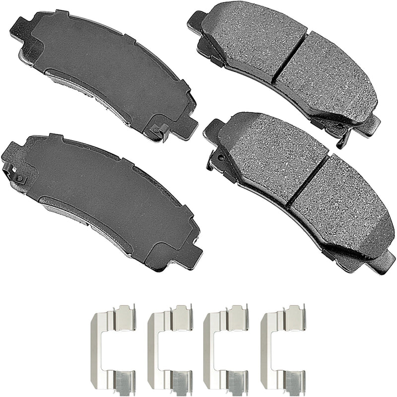 Akebono Brake Corporation ProACT Ultra-Premium Bra ke Pads - Front
