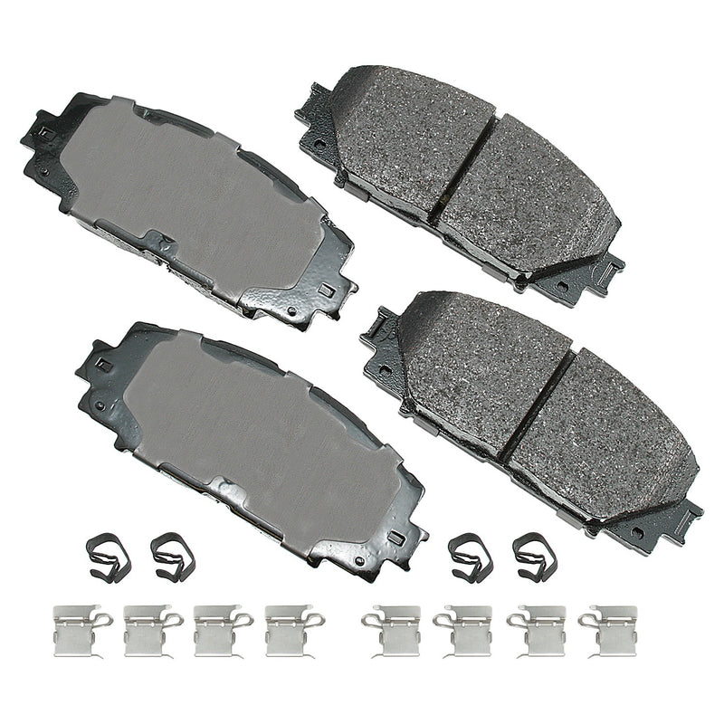 Akebono Brake Corporation ProACT Ultra-Premium Bra ke Pads - Front