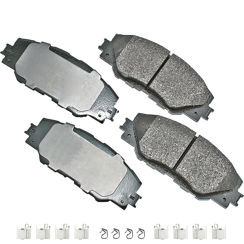 Akebono Brake Corporation ProACT Ultra-Premium Bra ke Pads - Front
