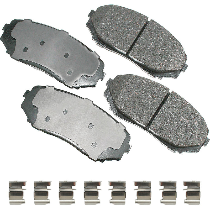 Akebono Brake Corporation ProACT Ultra-Premium Bra ke Pads - Front
