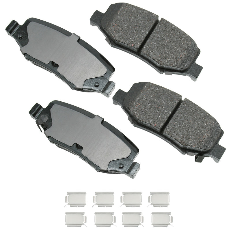 Akebono Brake Corporation Brake Pad Rear Dodge Nitro 07-11 Wrangler
