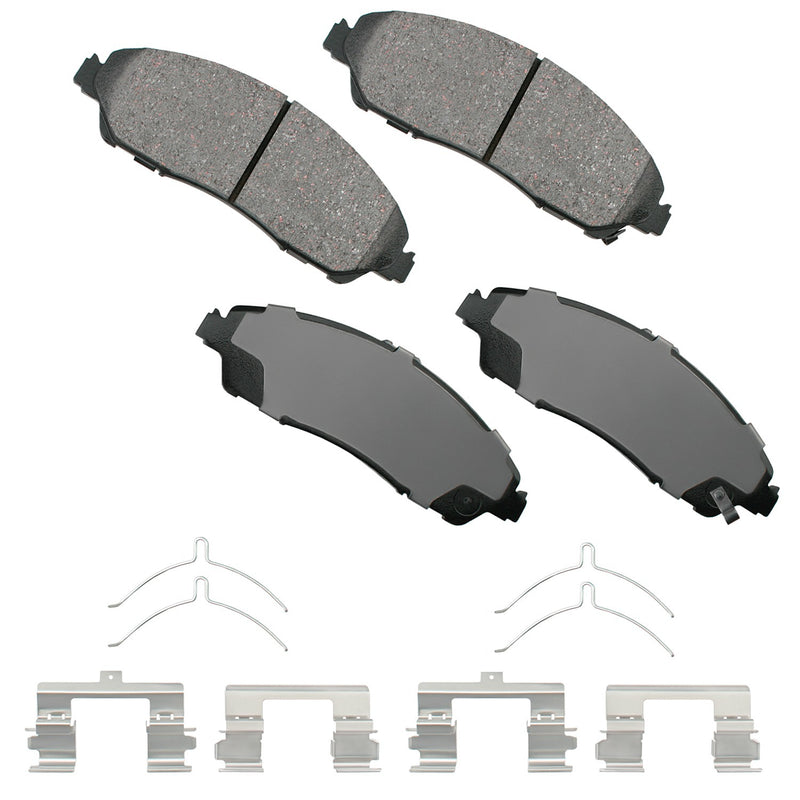 Akebono Brake Corporation ProACT Ultra-Premium Bra ke Pads - Front
