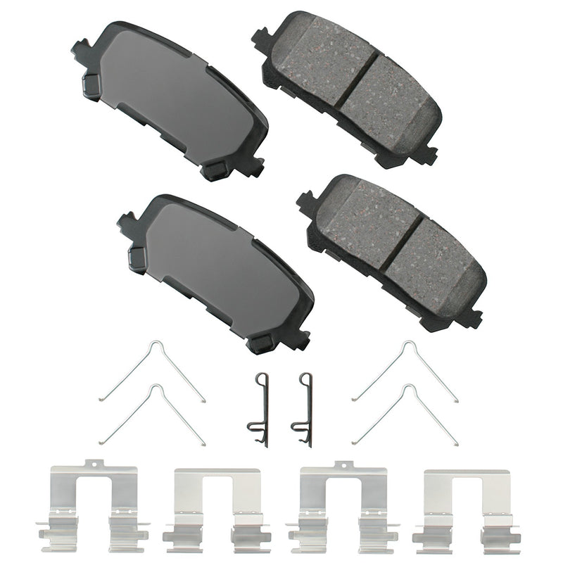 Akebono Brake Corporation Brake Pad Rear Acura MDX 07-16 Honda Odyssey