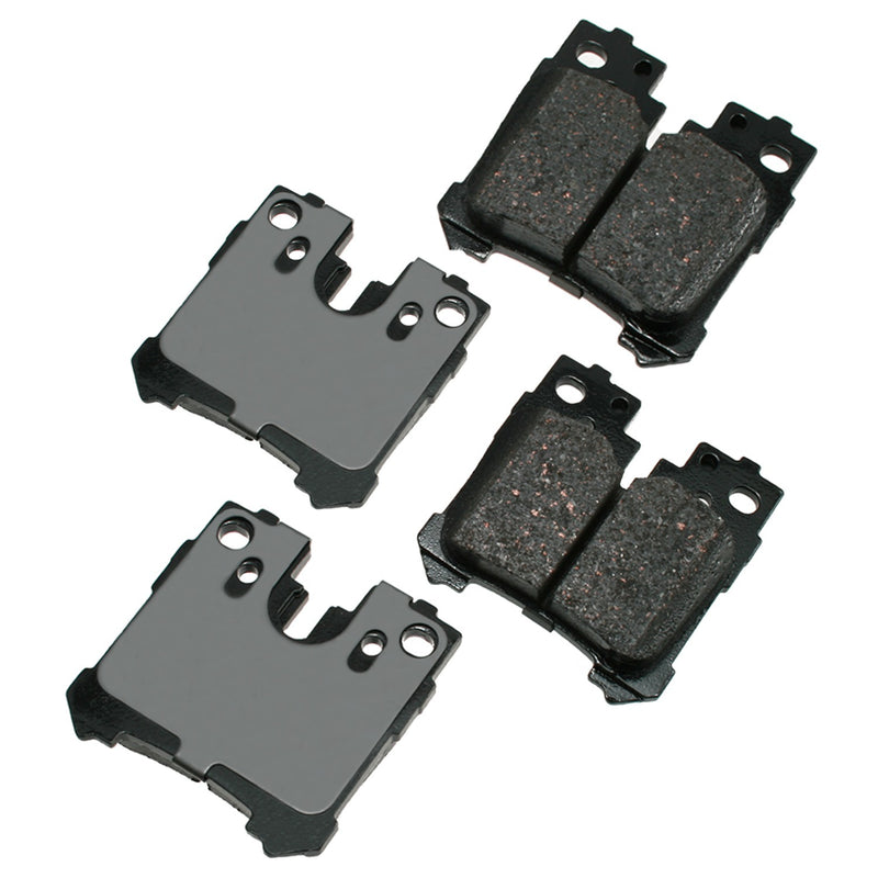 Akebono Brake Corporation Brake Pad Rear Lexus LS460 07-17 LS500 18-19
