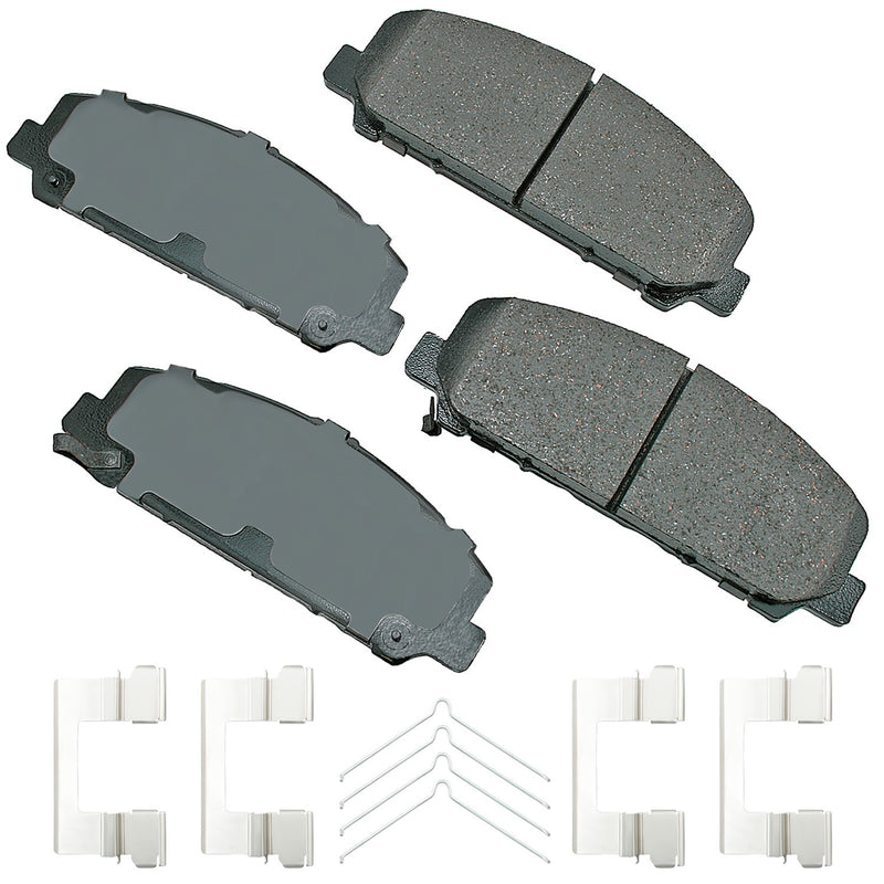 Akebono Brake Corporation Brake Pad Front Infiniti QX56 06-13 QX8 06-13