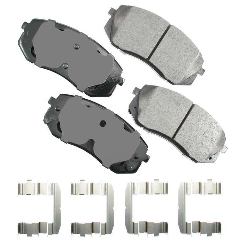 Akebono Brake Corporation Brake Pad Front Hyundai Sonata Tuco 10-15 Kia