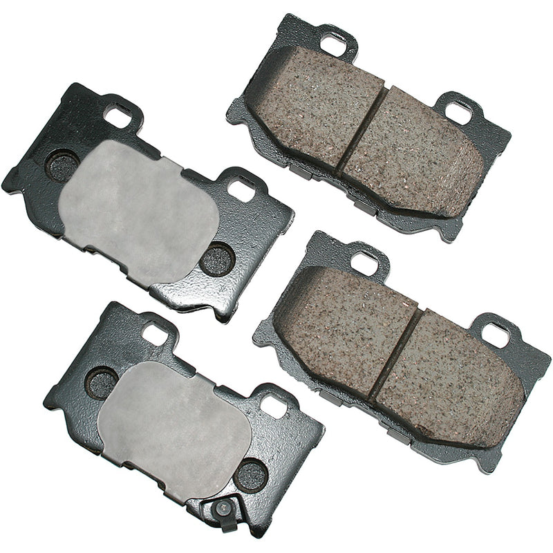 Akebono Brake Corporation ProACT Ultra-Premium Bra ke Pads - Rear