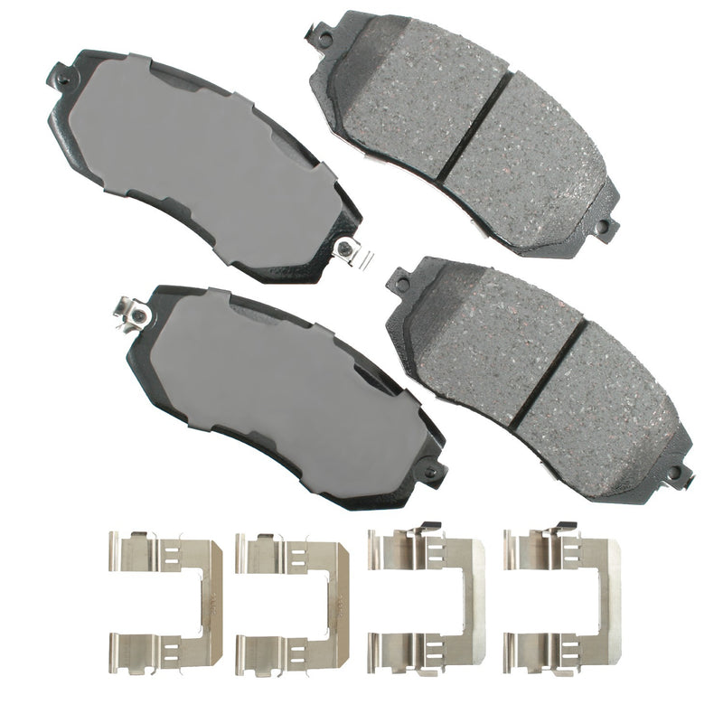 Akebono Brake Corporation ProACT Ultra-Premium Bra ke Pads - Front