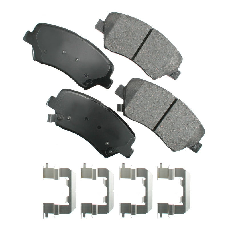 Akebono Brake Corporation Brake Pad Front Hyundai Azera 12-16 Santa Fe