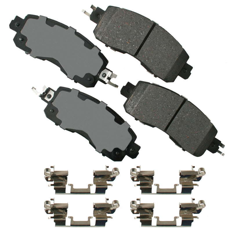 Akebono Brake Corporation ProACT Ultra-Premium Bra ke Pads - Front