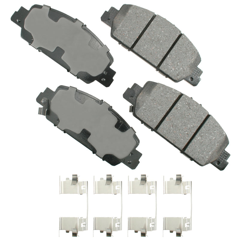 Akebono Brake Corporation ProACT Ultra-Premium Bra ke Pads - Front