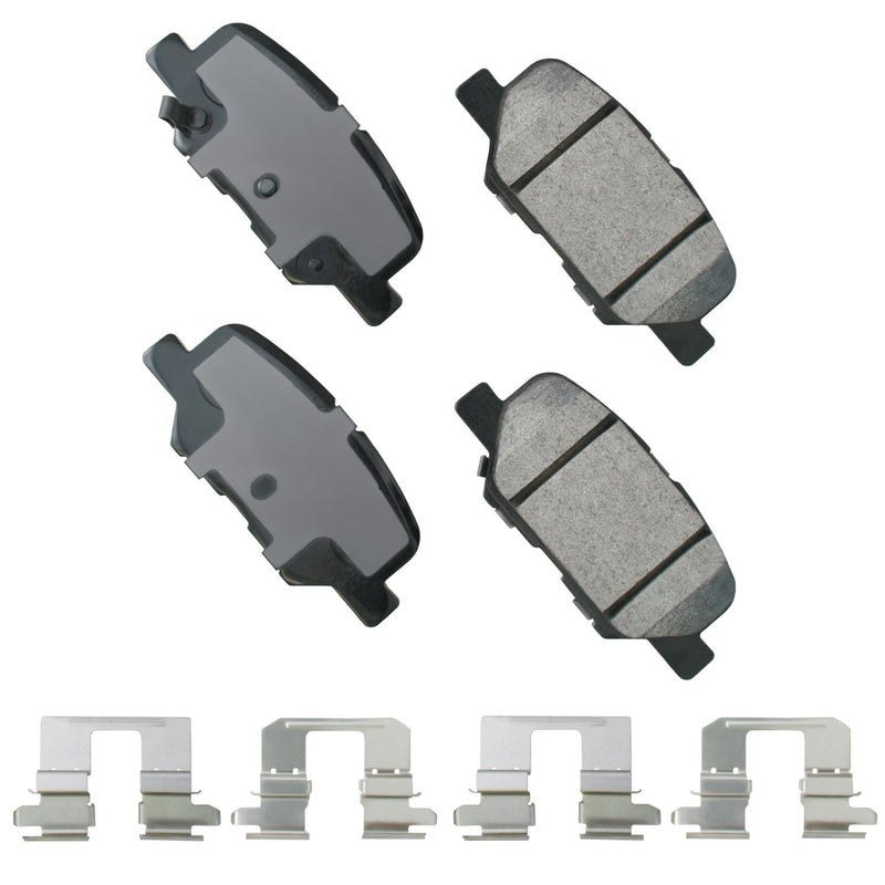 Akebono Brake Corporation Brake Pad Rear Mazda 6 14-15 Mitsubishi Outland
