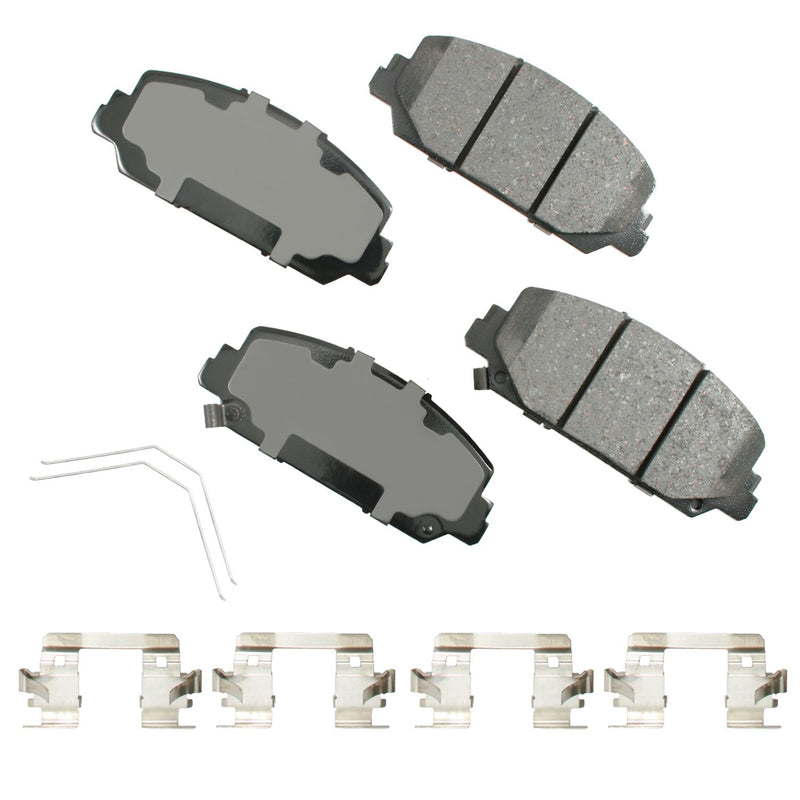 Akebono Brake Corporation ProACT Ultra-Premium Bra ke Pads - Front