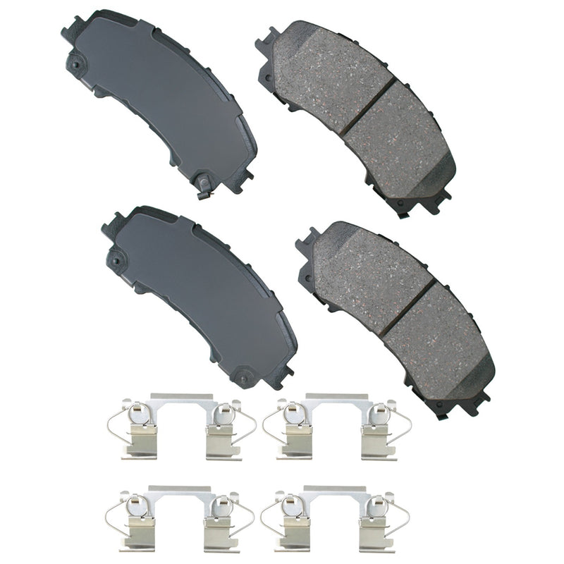Akebono Brake Corporation Brake Pad Front Infiniti Q50 14-19 Q60 17-19