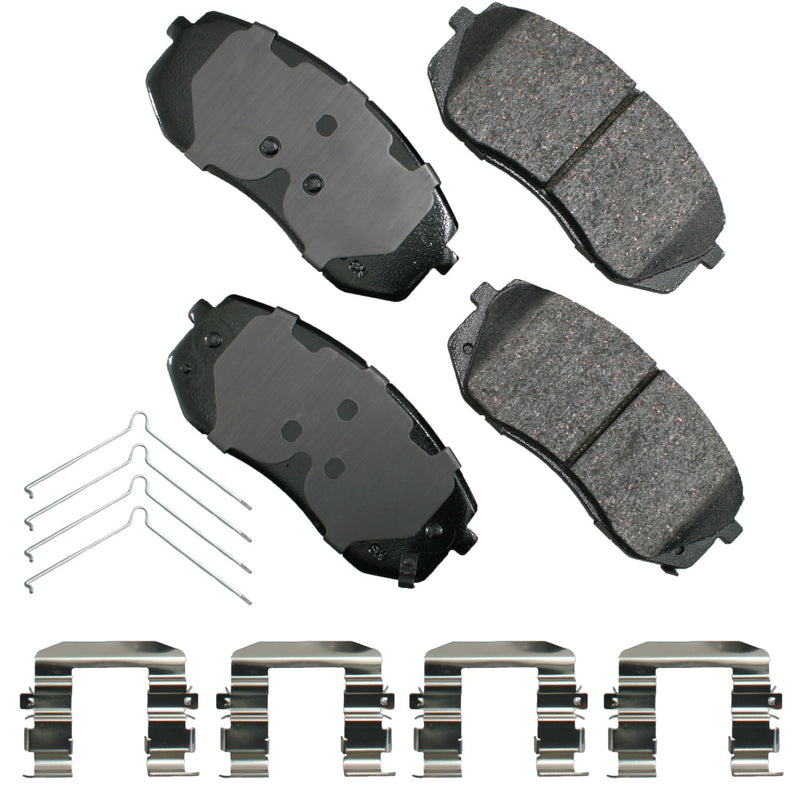 Akebono Brake Corporation Brake Pad Hyundai Sonata 15-19 Optima 16-19