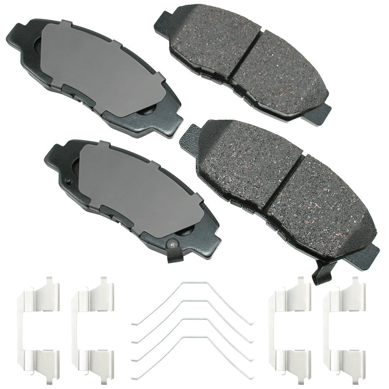 Akebono Brake Corporation ProACT Ultra-Premium Bra ke Pads - Front