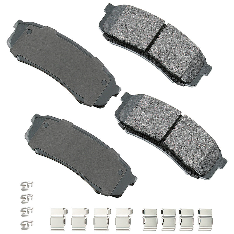 Akebono Brake Corporation Brake Pad Rear Lexus 10- 19 GX470 03-09