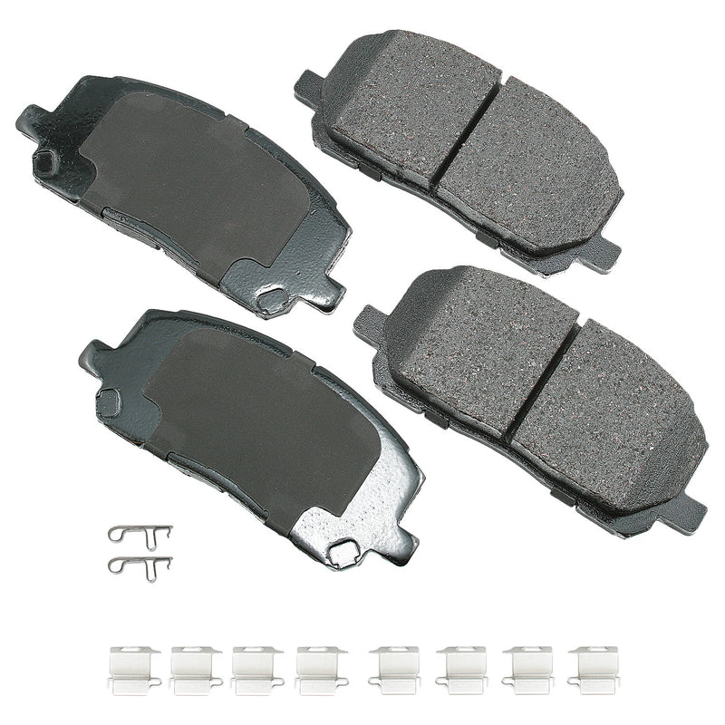 Akebono Brake Corporation ProACT Ultra-Premium Bra ke Pads - Front