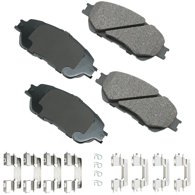 Akebono Brake Corporation ProACT Ultra-Premium Bra ke Pads - Front