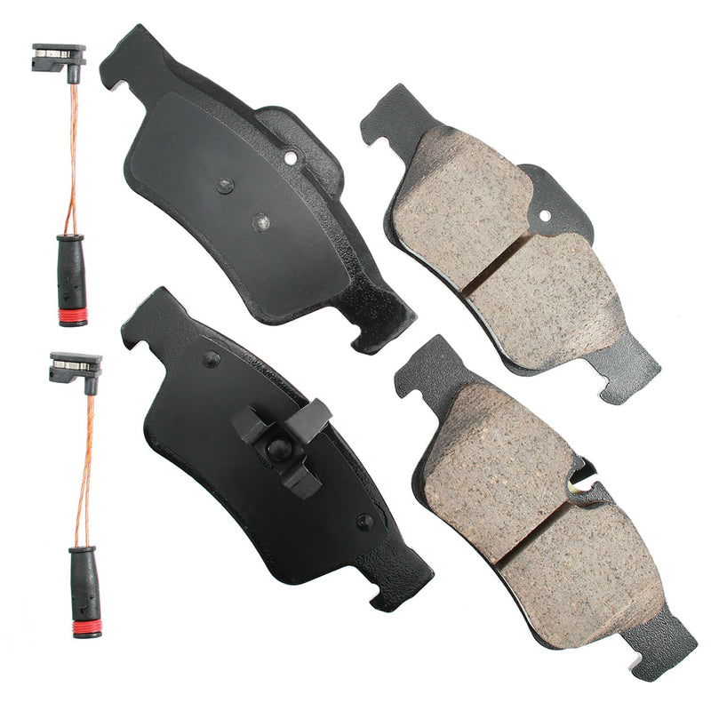 Akebono Brake Corporation Euro Ultra-Premium Brake Pads - Rear