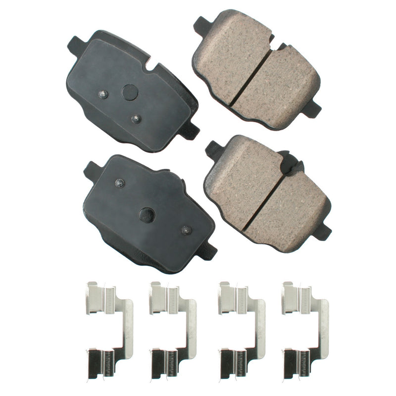 Akebono Brake Corporation Brake Pads Rear BMW 550i 11-16 550i xDrive 11-16