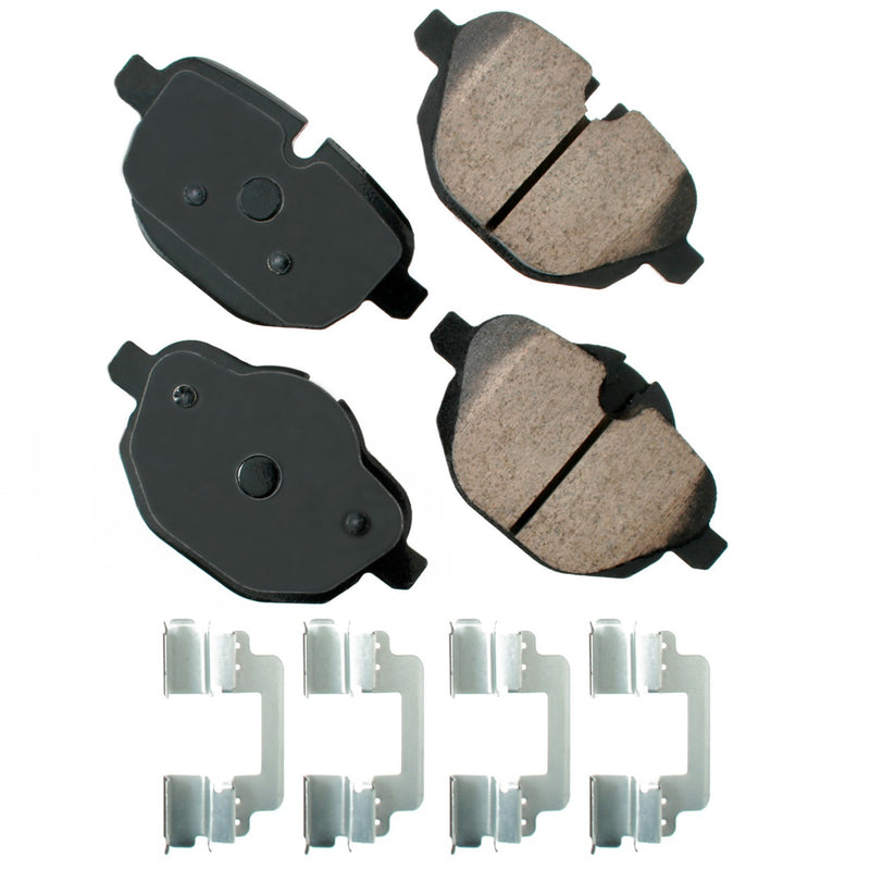 Akebono Brake Corporation Euro Ultra-Premium Brake Pads - Rear
