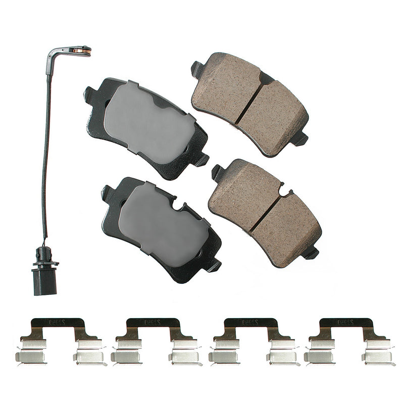 Akebono Brake Corporation Euro Ultra-Premium Brake Pads - Rear