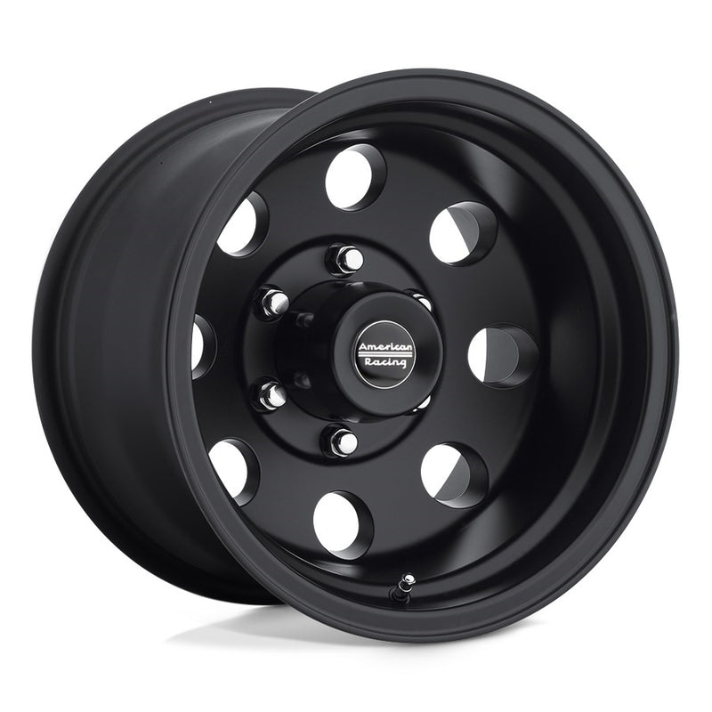 American Racing Wheels BAJA 15x8 5x139.70 Satin Black Wheel