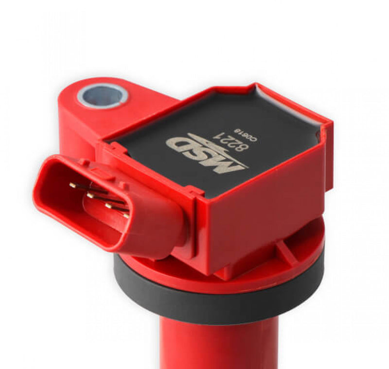 MSD Ignition Coil - Blaster Series - Toyota/Lexus V8 - 4.3L/4.7L - Red - 8-Pack