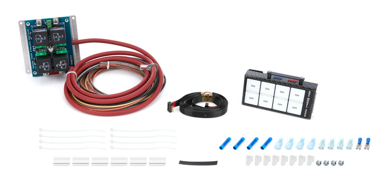 Auto Rod Controls 4 Switch In-Dash Control Module  C/F Finish