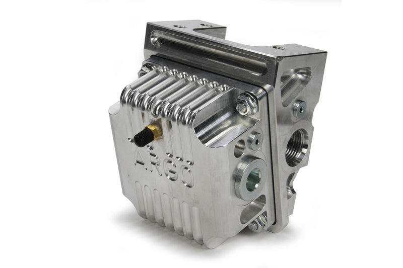 Argo Manufacturing Billet Remote Filter Mnt w/ Screen