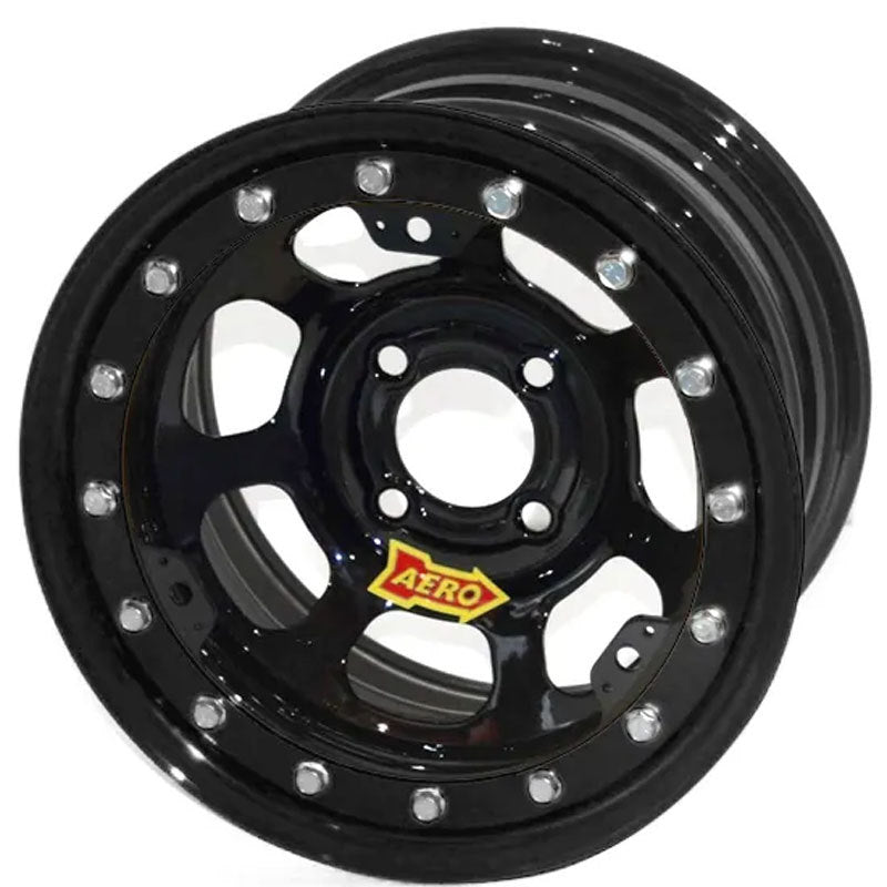 Aero Race Wheels Wheel 13x7 2in 4.50in BC Black Light Weight