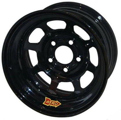 Aero Race Wheels 15x10 4in. 5.00 Black