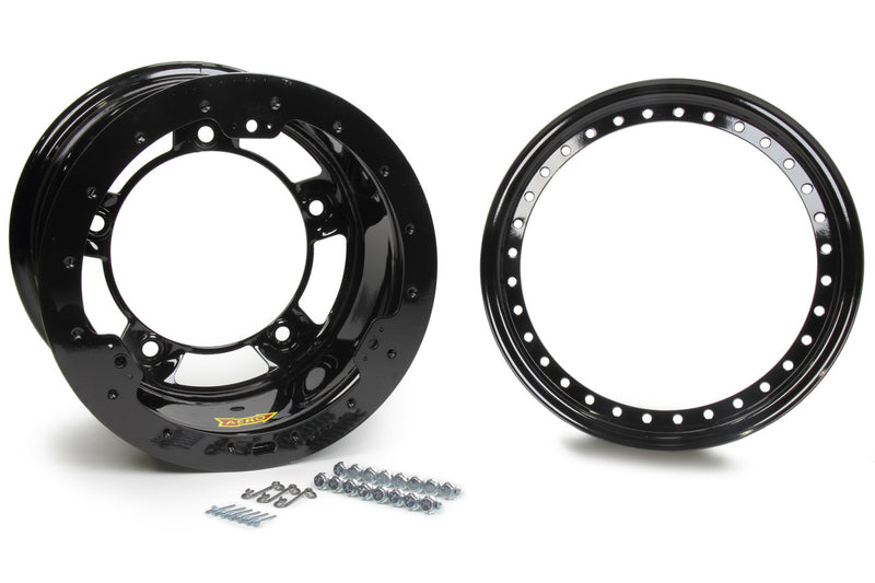 Aero Race Wheels 15X10 3in Wide 5 Black Beadlock